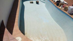 renovating painted pool
