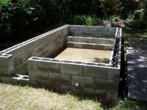 Self Build Diy Swimming Pool Building, Can You Build A Concrete Pool Above Ground